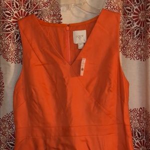 NEW J. Crew orange dress